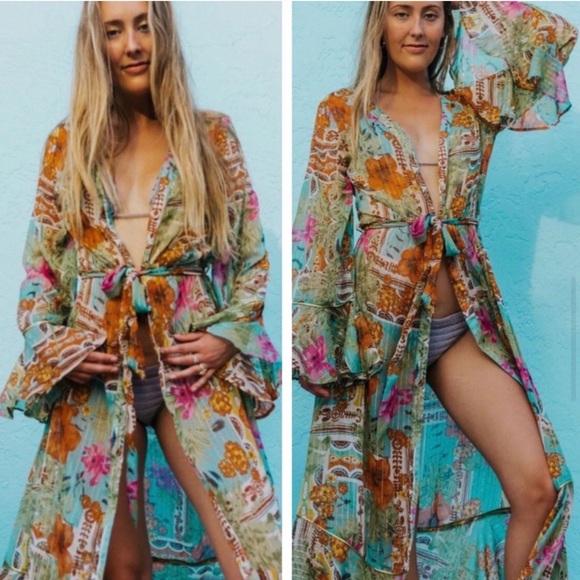 NWT Gypsy Spell Kimono Cover Up - Picture 8 of 13